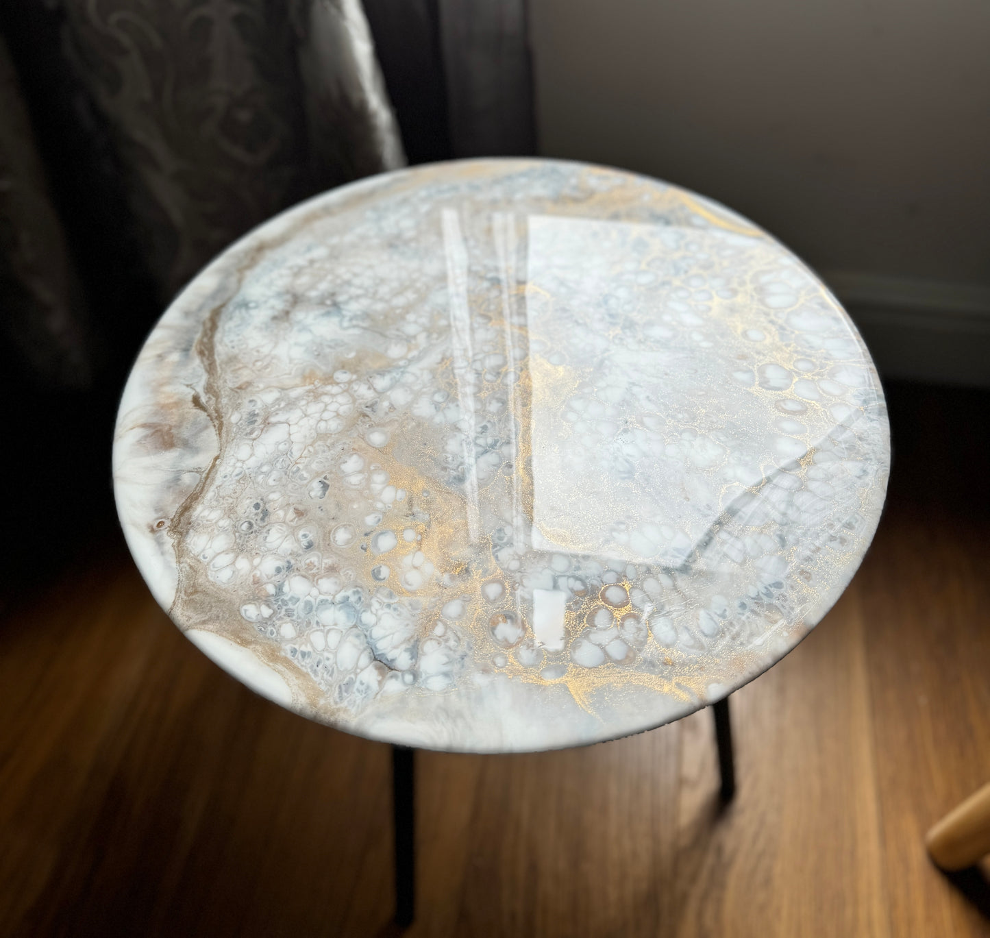Resin coffee table