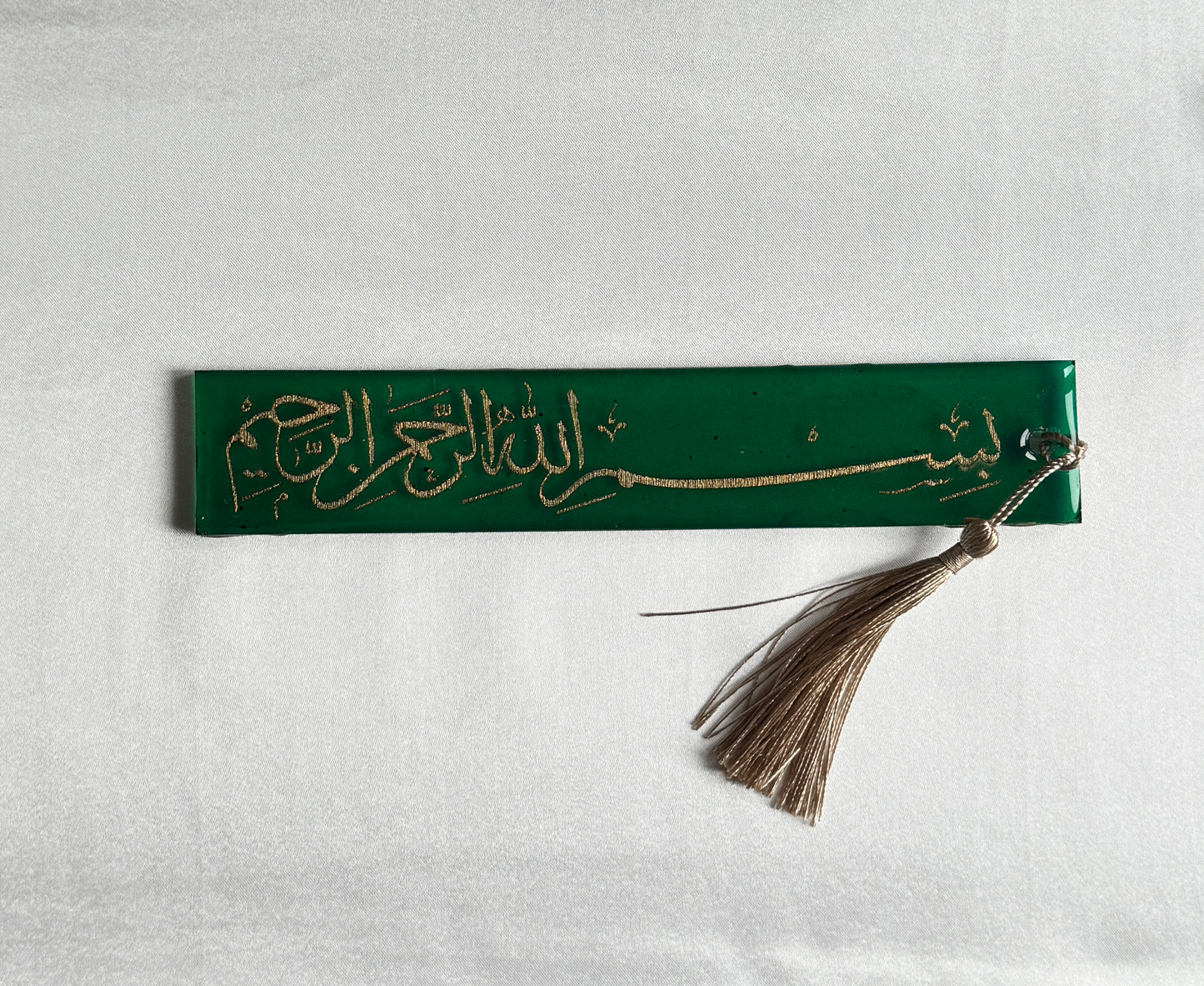 Resin bookmark