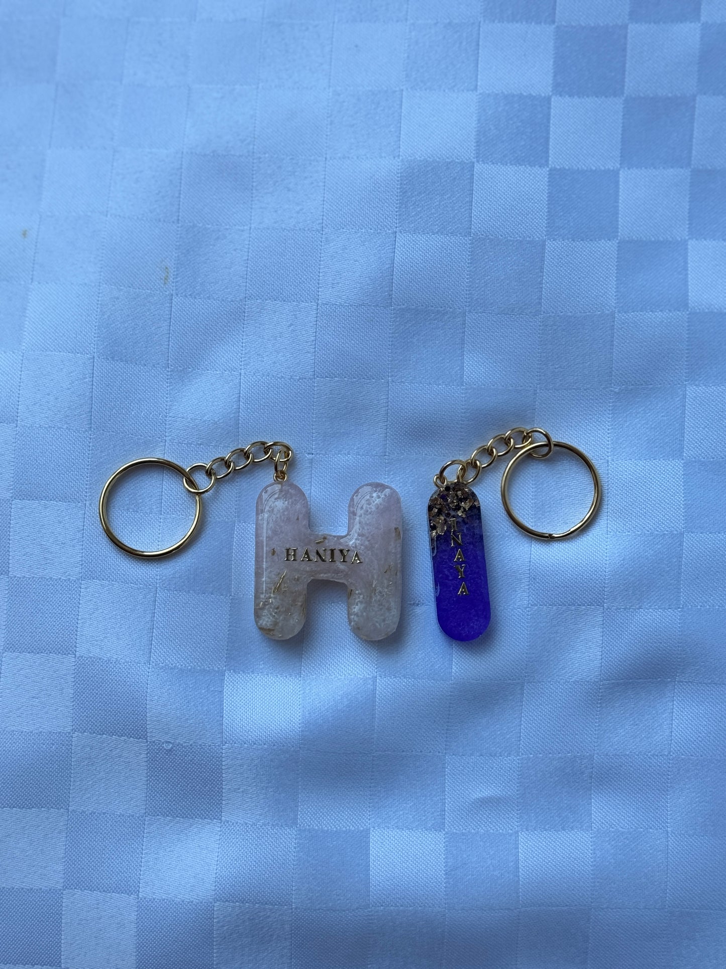 Resin keyring