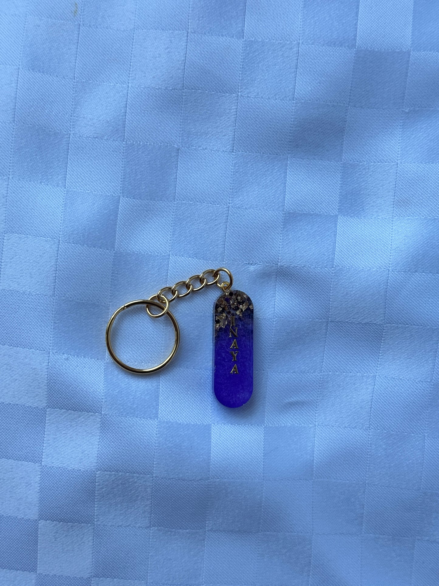 Resin keyring