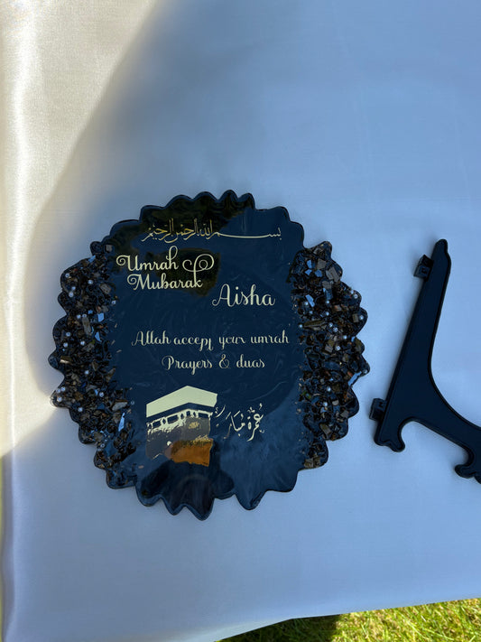 umrah/hajj/wedding/engagement/Graduation Plaque
